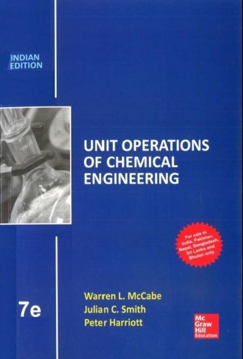 Unit Operations Of Chemical Engineering 7th Edition Buy