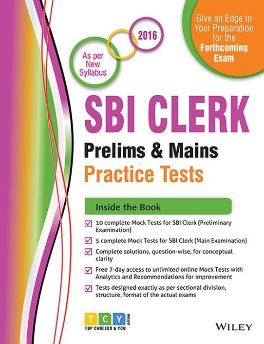 Wiley S State Bank Of India Sbi Clerk Prelims Mains Practice