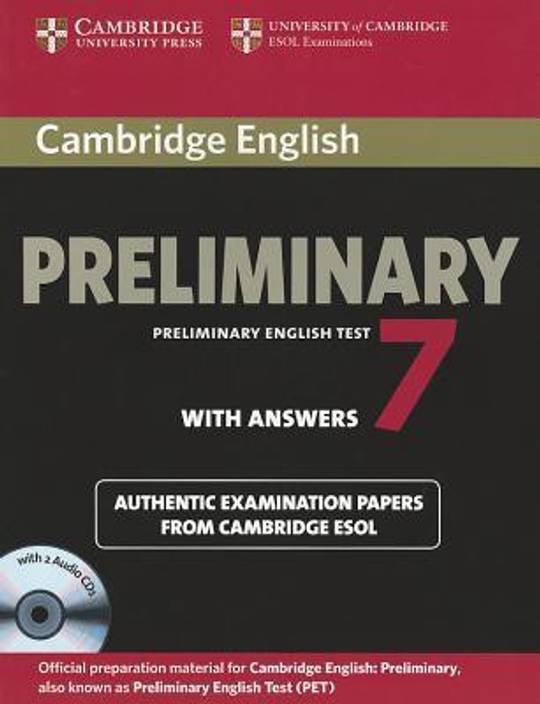 Cambridge English Preliminary 7 Students Book Pack - 