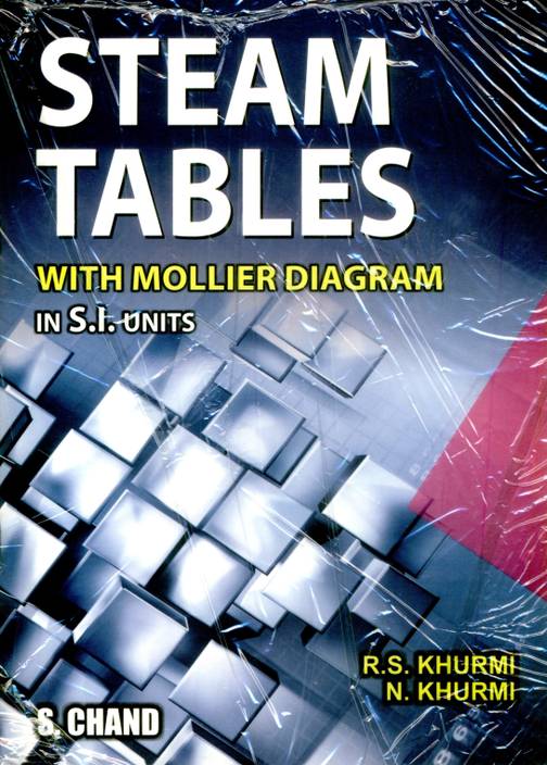 STEAM TABLES WITH MOLLIER DIAGRAMS IN S.I. UNITS - Buy 
