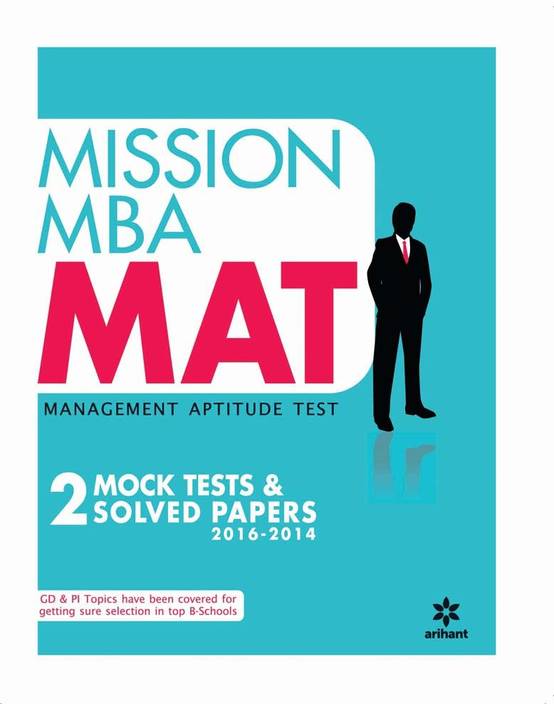 Mission Mba Mat Management Aptitude Test 2 Mock Tests Solved
