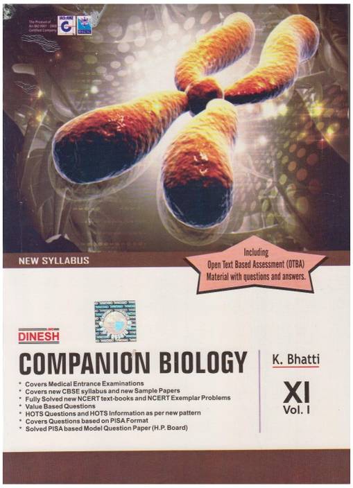 Dinesh Companion Biology Class 11 (Set of 2 Volumes) 1st Edition
