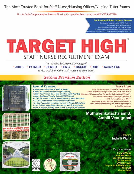 Target High Staff Nurse Recruitment Exam With Free Interactive Cd