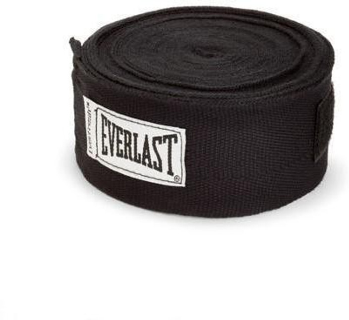 Everlast Black Boxing 108/" Hand Wraps