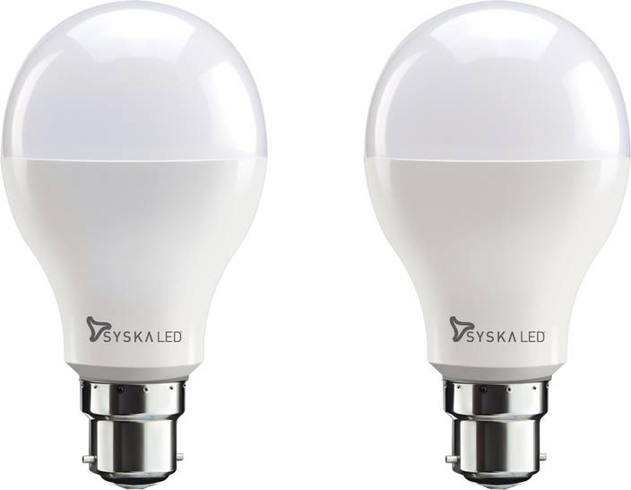 Syska Led Lights 18 W Standard B22 Bulb Price In India Syska Led Lights 18 W Standard B22 Bulb White Pack Of 2