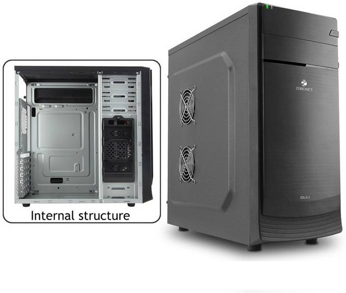 Zebronics Solid 2 Without Smps Full Tower Cabinet Zebronics