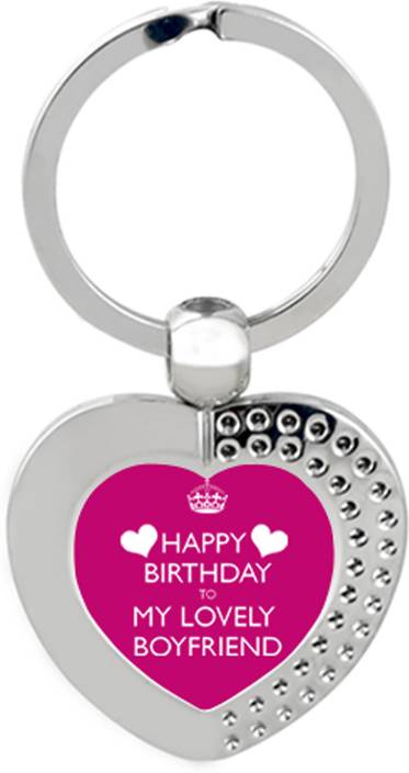 Tied Ribbons Happy Birthday Gifts For My Lovely Boyfriend Key Chain Tied Ribbons Happy Birthday Gifts For My Lovely Boyfriend Key Chain Pink White