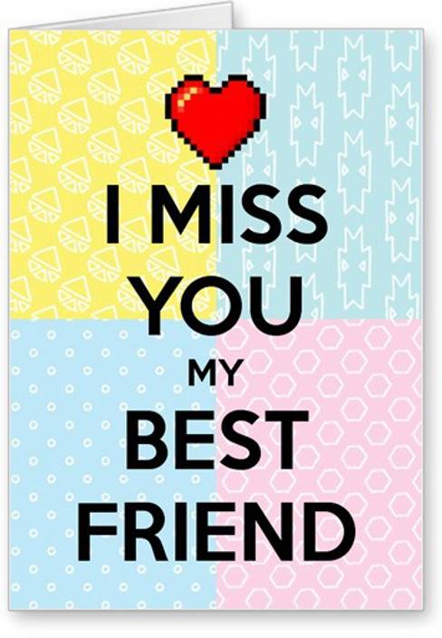 lolprint miss you friendship day greeting card price in india buy