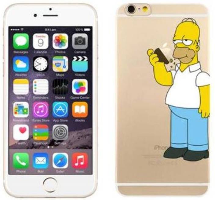 Ps Fortunet Back Cover For Apple Iphone 6 And 6s 4 7 Inches Homer Simpson Eating Apple