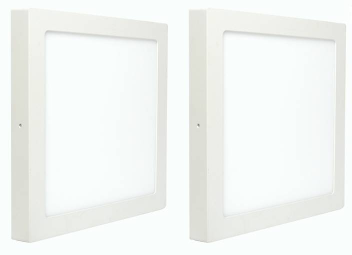 Fos 15 Watt 1500 Lumens Surface Led Panel Light Square Pack Of 2 Fos 15 Watt 1500 Lumens Surface Led Panel Light Square Pack Of 2