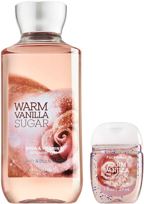 Bath Body Works Warm Vanilla Sugar Shower Gel With Free