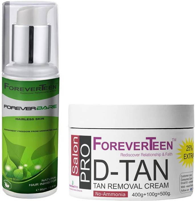 Foreverteen Foreverbare Permanent Hair Removal Cream With Saloon Pro
