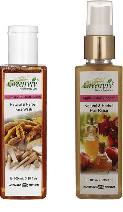 Greenviv 1 Apple Cider Vinegar Hair Rinse 100 Ml And 1