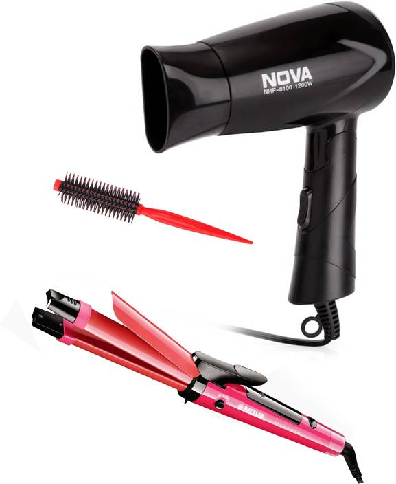 Nova NHP 8100 + NHC 990 + Roller Personal Care Appliance Combo