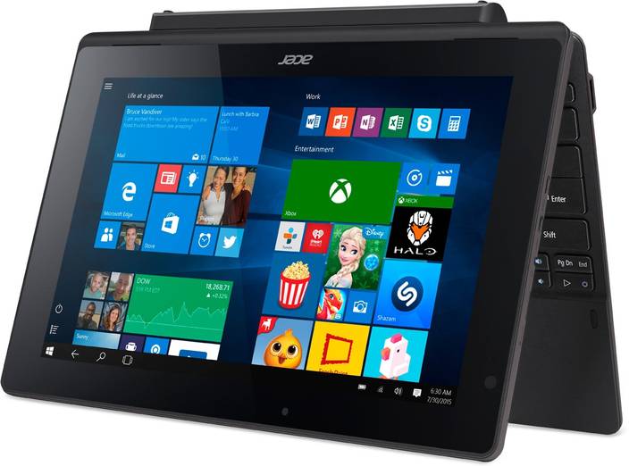 Acer Atom Quad Core - (2 GB/32 GB EMMC Storage/Windows 10 Home) SW3-016 2 in 1 Laptop Rs.15990