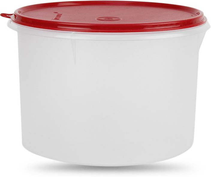 Tupperware Super R M 3000 Ml Plastic Grocery Container Tupperware Super R M 3000 Ml Plastic Grocery Container Red Clear