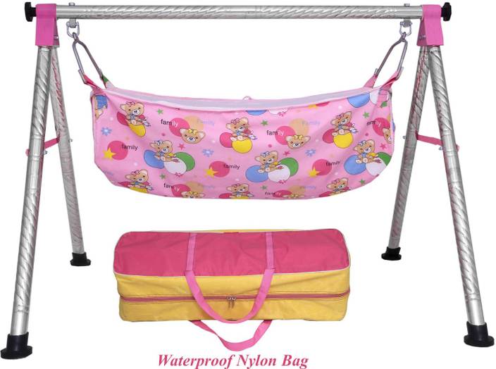 Multipro New Born Baby Sleep Swing Cradle Ghodiyu Foldable