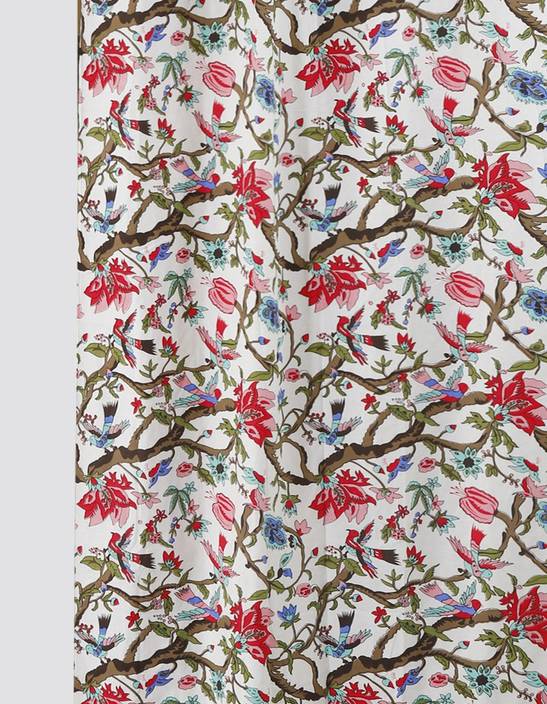 Dekor World Jungle Printed Cotton Curtain Fabric Price In India