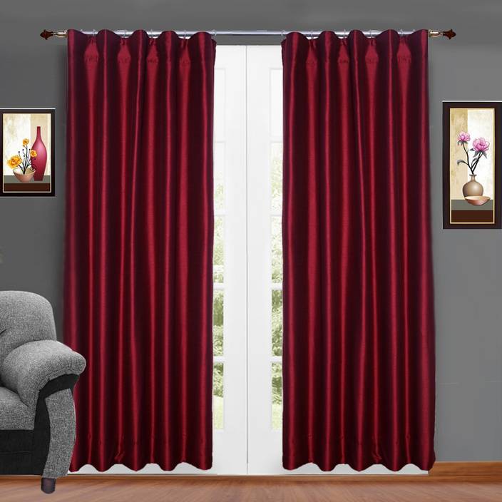 Zappy Cart 153 Cm 5 Ft Polyester Window Door Curtain Pack Of