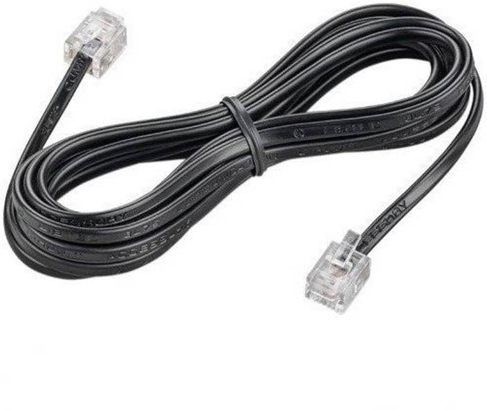 99Gems 2 Meter Corded Landline Phone Network Cable 99Gems