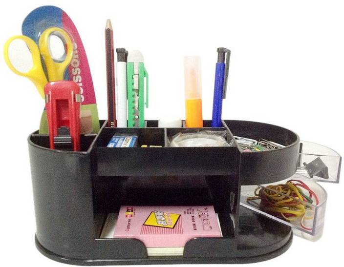 Y E S Office 1 Compartments Plastic Desk Organizer Set