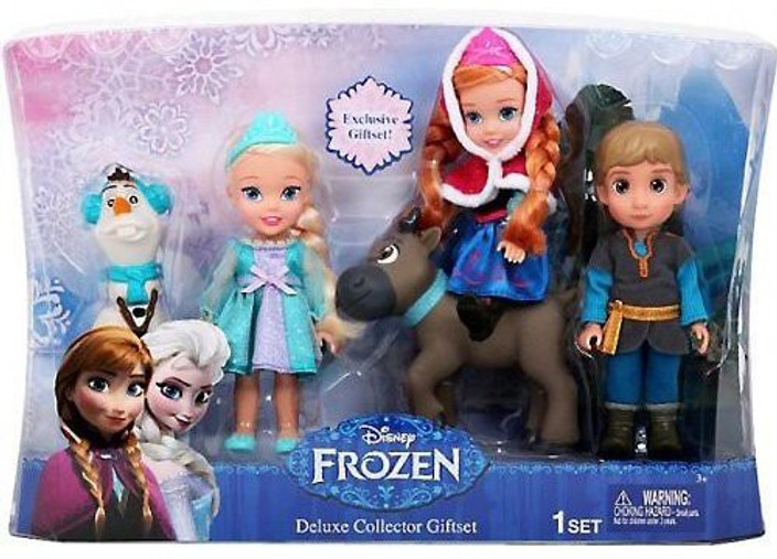 New Olaf Free Shipping Disney Frozen Mini Toddler Dolls Anna
