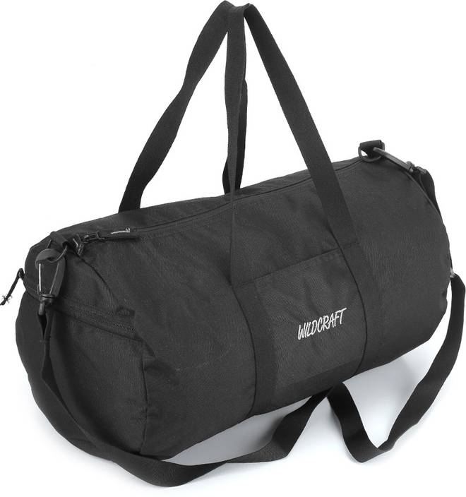 Wildcraft The Drum 16 inch/42 cm Travel Duffel Bag Black Price in