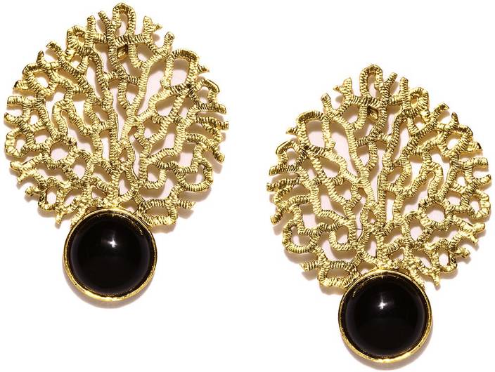 Flipkart Fida Gold Oversized Filigree Copper Stud Earring Flipkart Fida Gold Oversized Filigree Copper Stud Earring Online At Best Prices In India