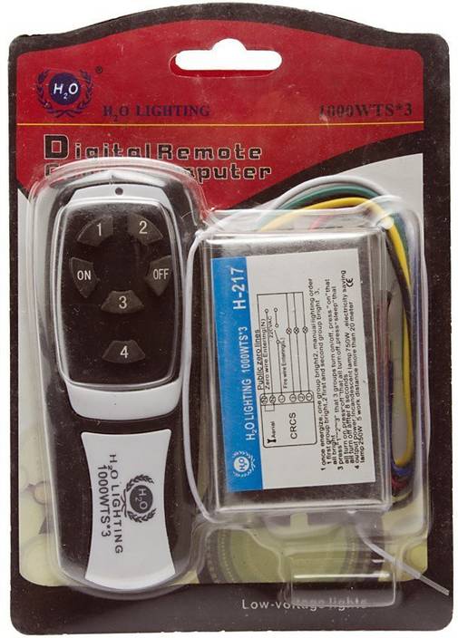 Accessoreez Wireless Remote Control Switching System For Lights Accessoreez Wireless Remote Control Switching System For Lights Fan 4 Switch Electrical Combo