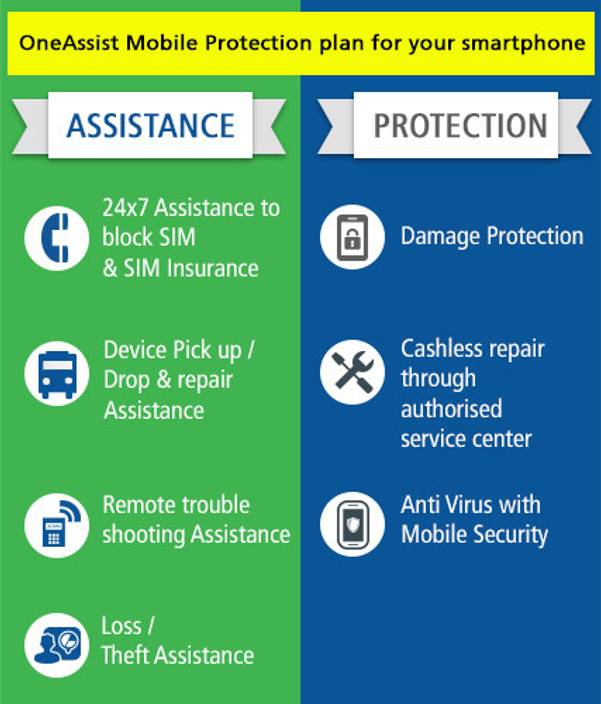 One Assist Mobile Tablets 1 Year Accidental Liquid Damage
