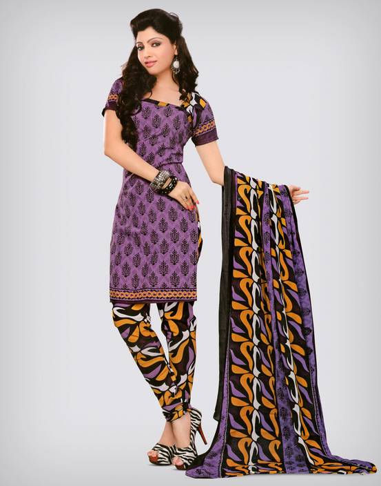 Fabric Salwar Kameez Dress - Shree ram fabrics crepe printed ...