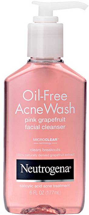 Neutrogena Oil-free Acne Wash Pink Grapefruit Facial ...