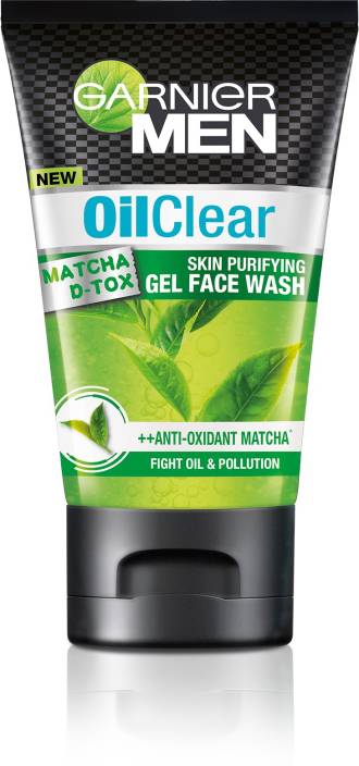 Garnier Oil Clear Matcha D-tox Skin Purifying Gel Face 