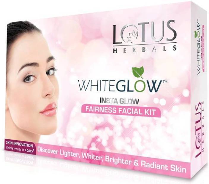 Lotus WhiteGlow InstaGlow Fairness Facial Kit (( 4* 10 g 