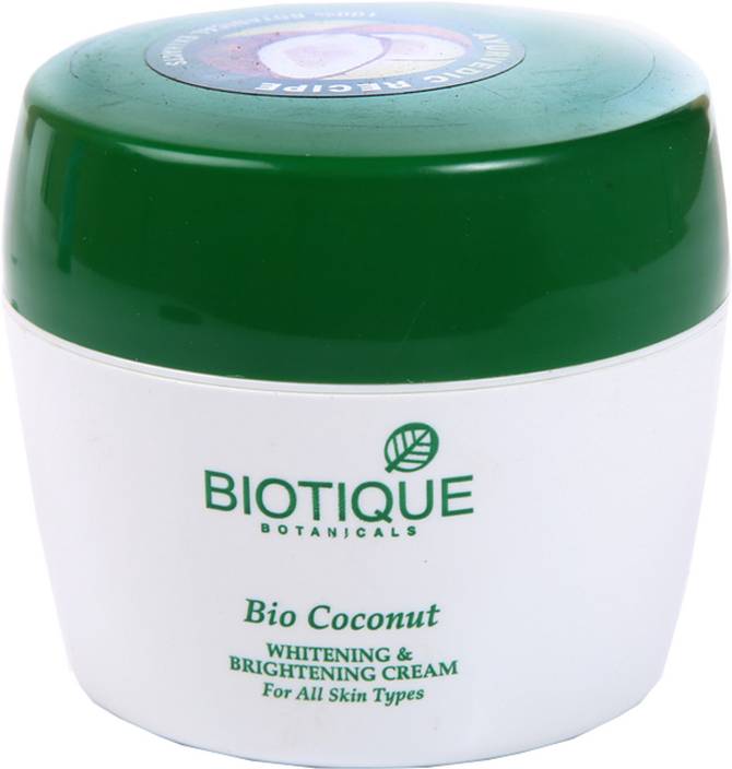 Biotique Bio Coconut Whitening &amp; Brightening Cream - Price 