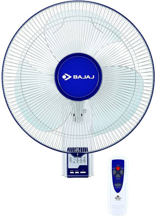 Bajaj Victor Remote Vw R01 400mm 3 Blade Wall Fan Price In India