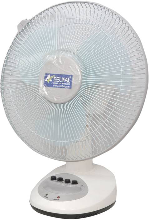 Belifal 12 High Sd Direct And Dc Solar 3 Blade Table Fan Price In Belifal 12 High Sd Direct And Dc Solar 3 Blade Table Fan White
