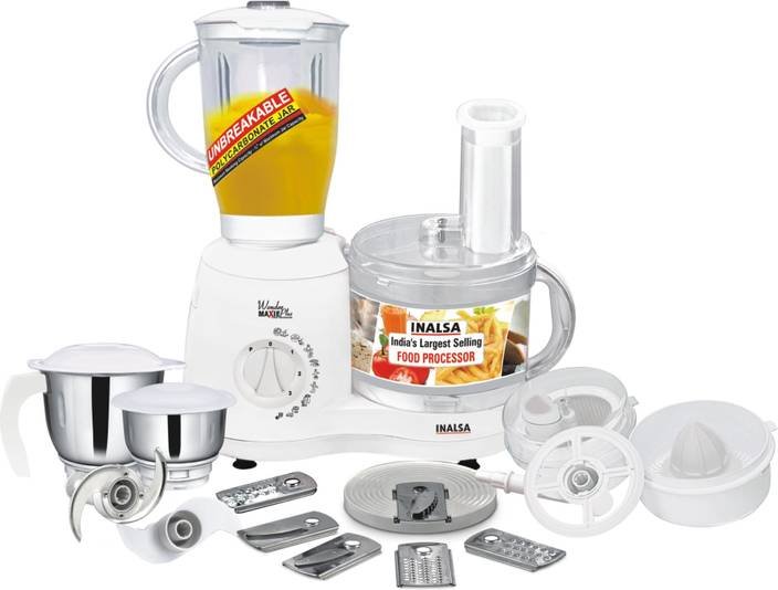 Inalsa Wonder Maxie Plus V2 700 W Food Processor Price in India Buy