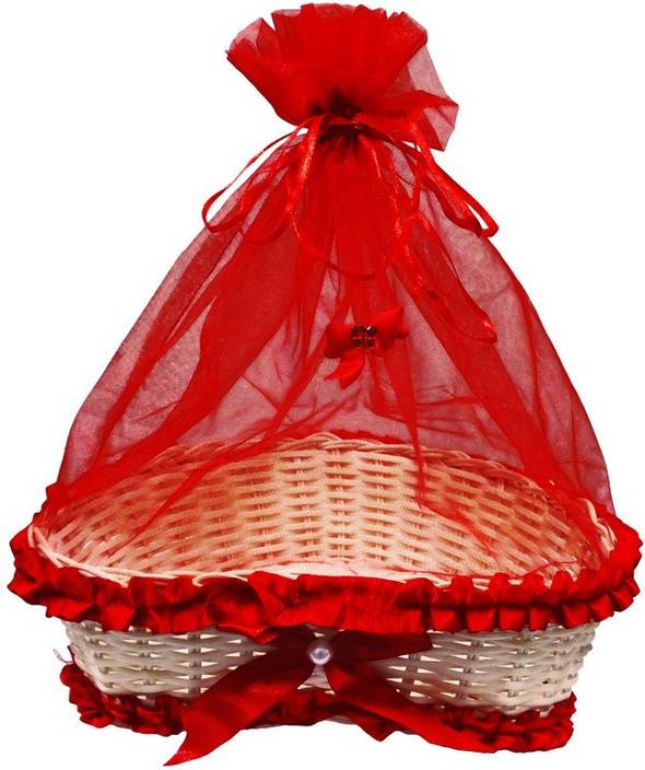 Sanskrite India Decorative Hand Crafted Net Ribbon Diwali Gift