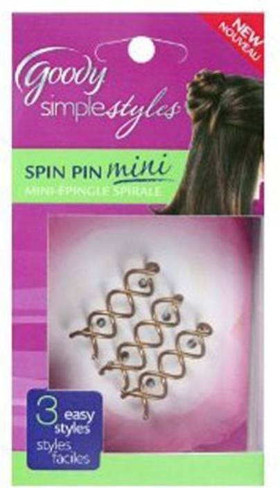 Goody Simple Styles Mini Spin Pins Assorted Colors Hair Pin
