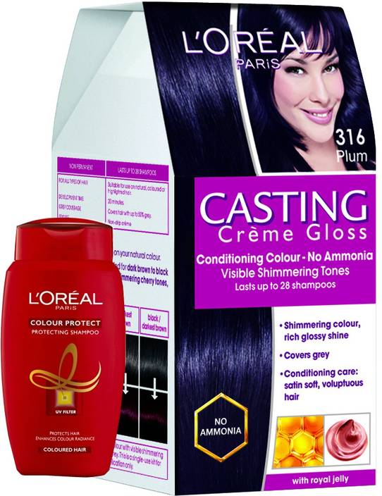 L Oreal Paris Casting Creme Gloss Plum 316 With Offer Hair Color