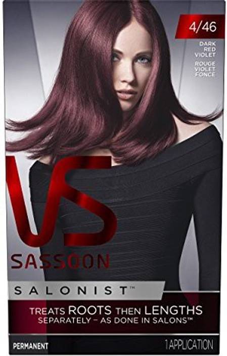Vidal Sassoon Permanent Salonist 4 46 Dark Red Violet Hair Color