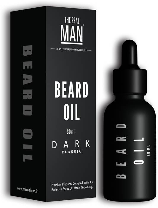 The Real Man Dark Classic Organic Beard Oil Hair Oil Price In