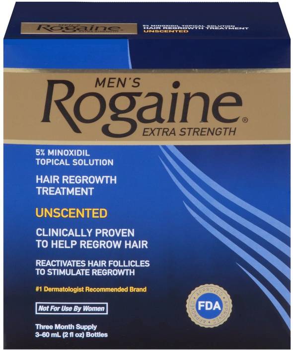 Rogaine Men S Extra Strength 5 Minoxidil Topical Solution Hair