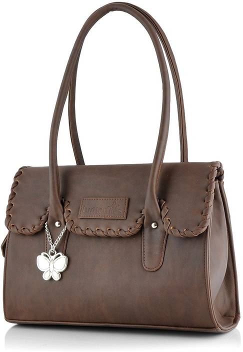 Buy Butterflies Hand-held Bag Brown Online @ Best Price in India | www.semadata.org