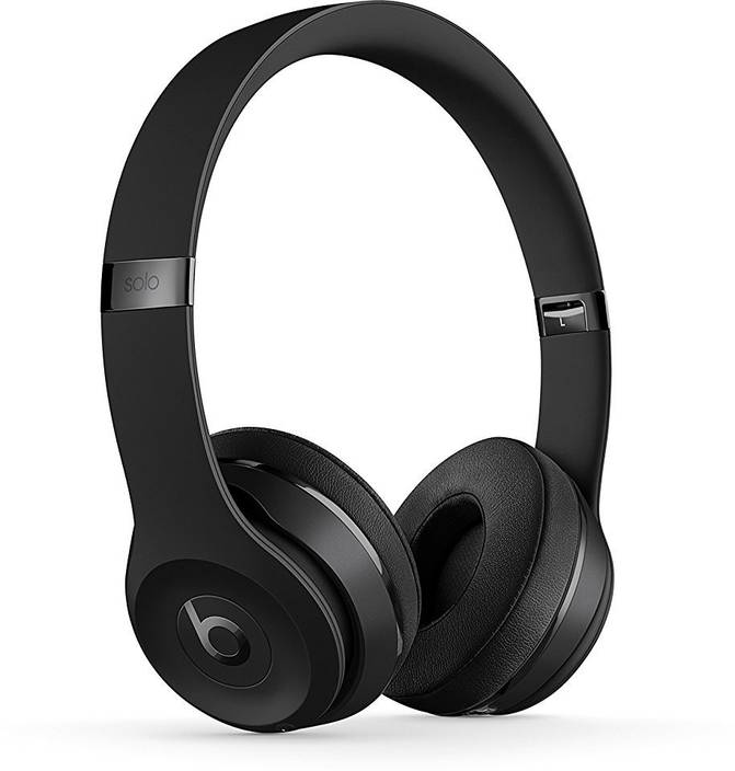 Beats Solo 3 Wireless On-Ear Headphones (Black) Bluetooth ...