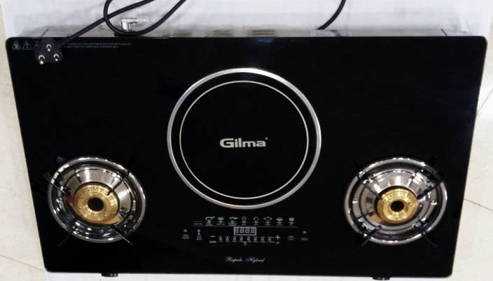Gilma Hybrid Induction Cooktop Gilma Hybrid Induction Cooktop Black Touch Panel