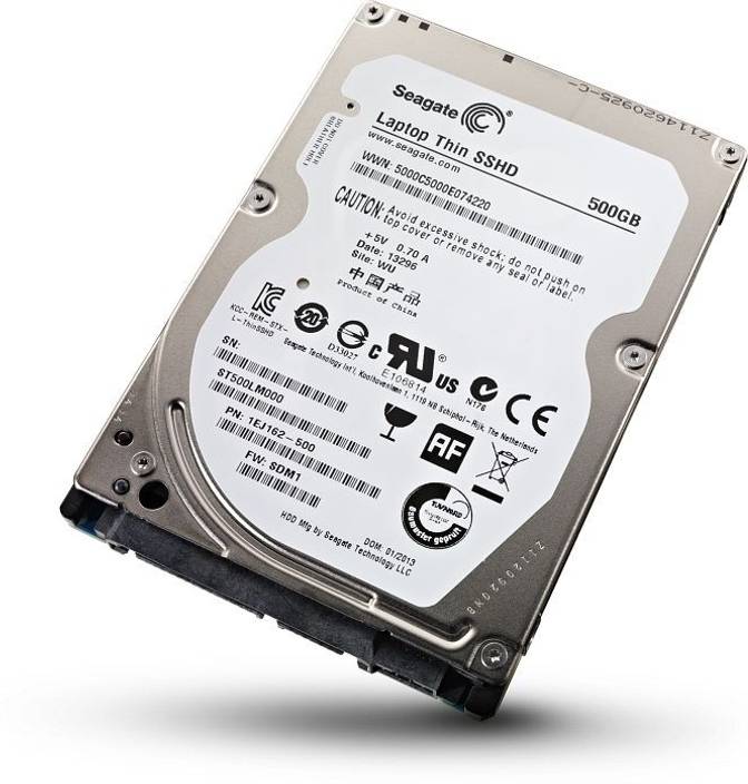Seagate Solid State Hybrid Drive 7 mm Thickness 500 GB Laptop Internal