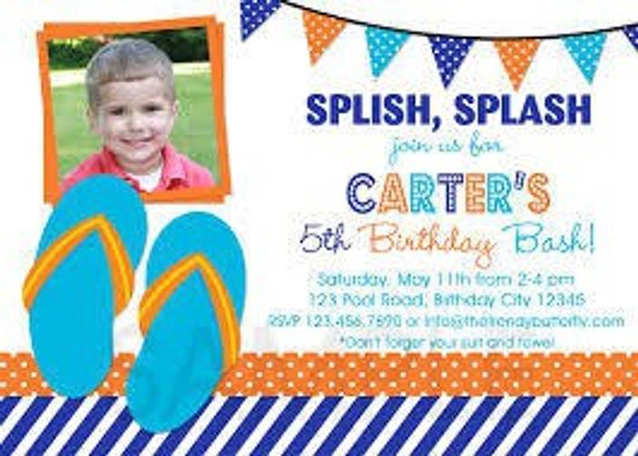 anagram boys birthday invitations