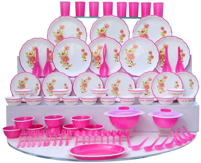 Joyo Designer Microwave Pack Of 84 Dinner Set